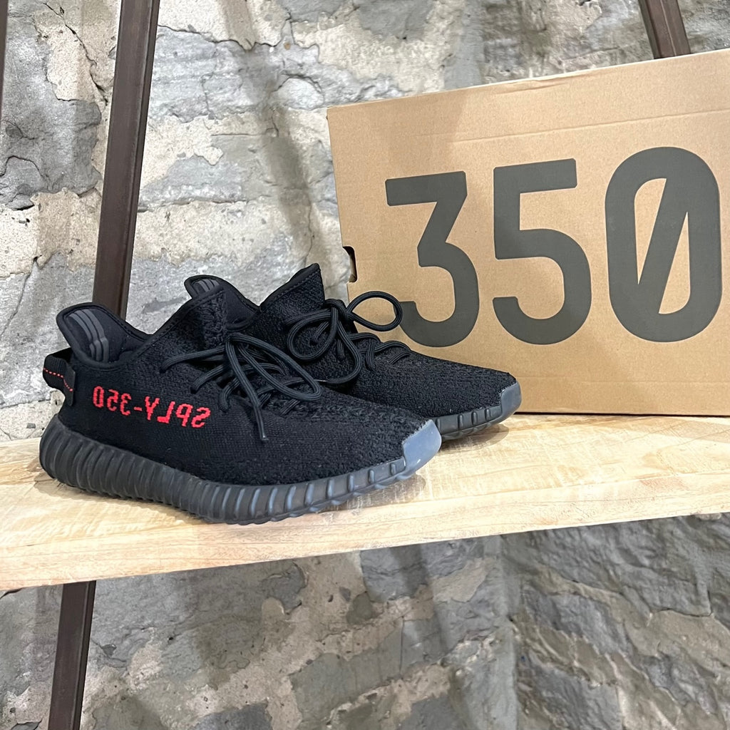 Adidas YEEZY 350 V2 Black Red Sneakers