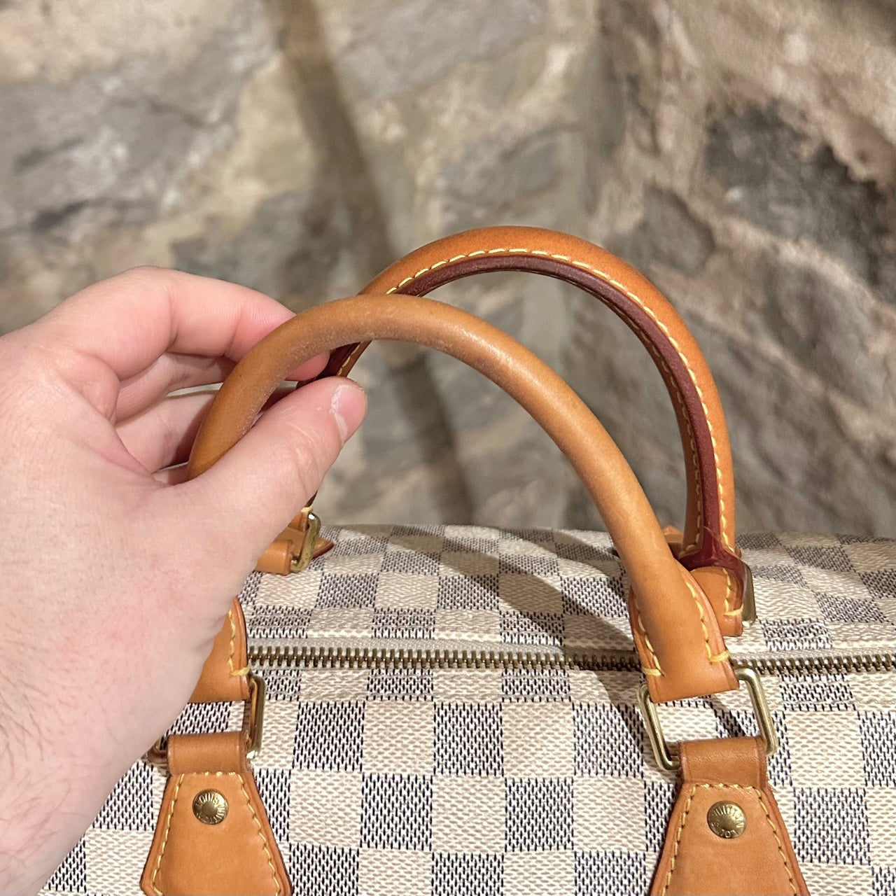 Louis Vuitton Damier Azur Speedy 35 - Neutrals Handle Bags, Handbags -  LOU781874