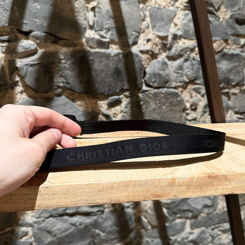 Dior X Alyx Black Nylon Logo Buckle Belt