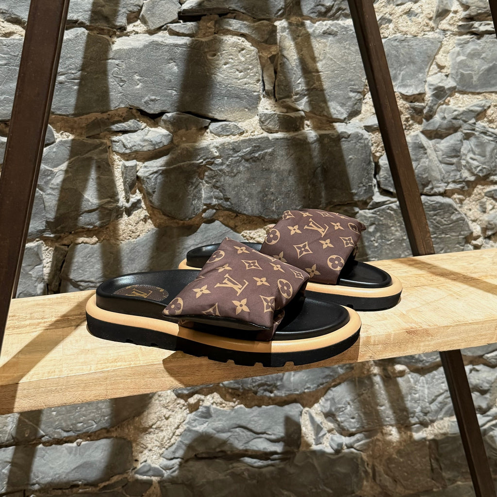 Louis Vuitton Puffy Pool Pillow Monogram Slides Sandals