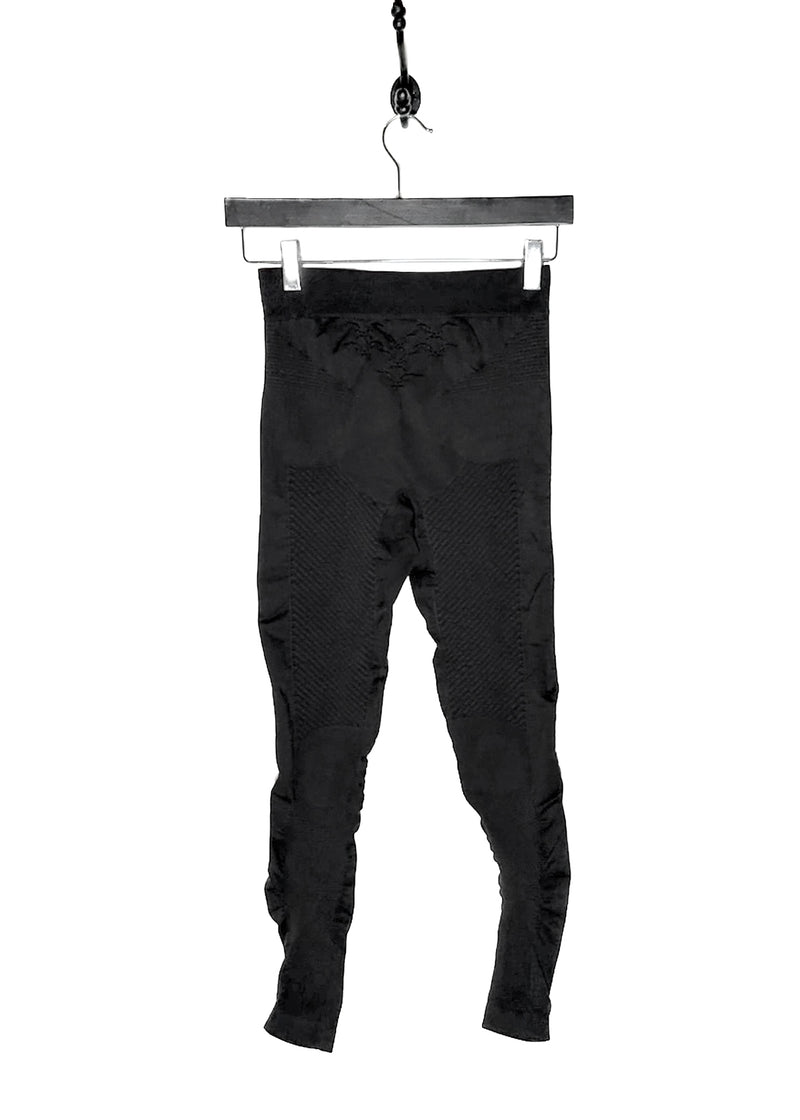 Pantalon Legging de motard noir plissé à logo ﻿﻿Balenciaga 2023﻿