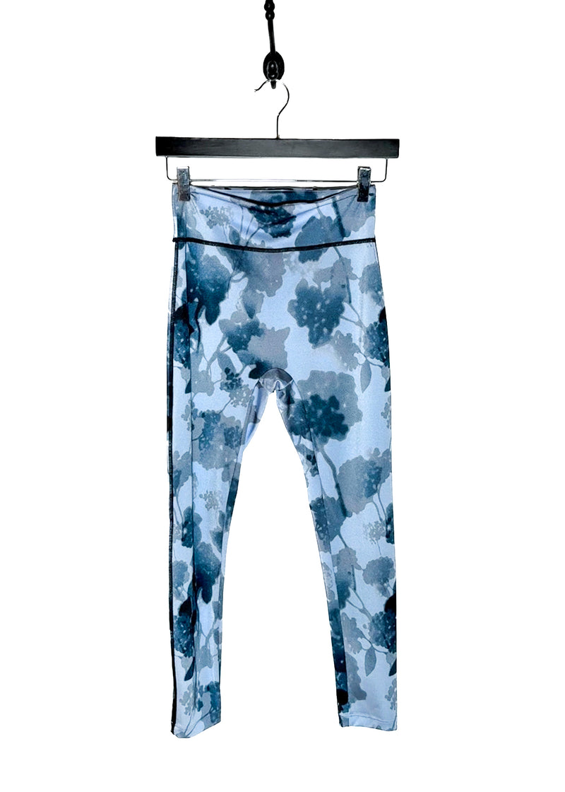 Pantalon legging de performance Fendi Bleu Shady Flowers