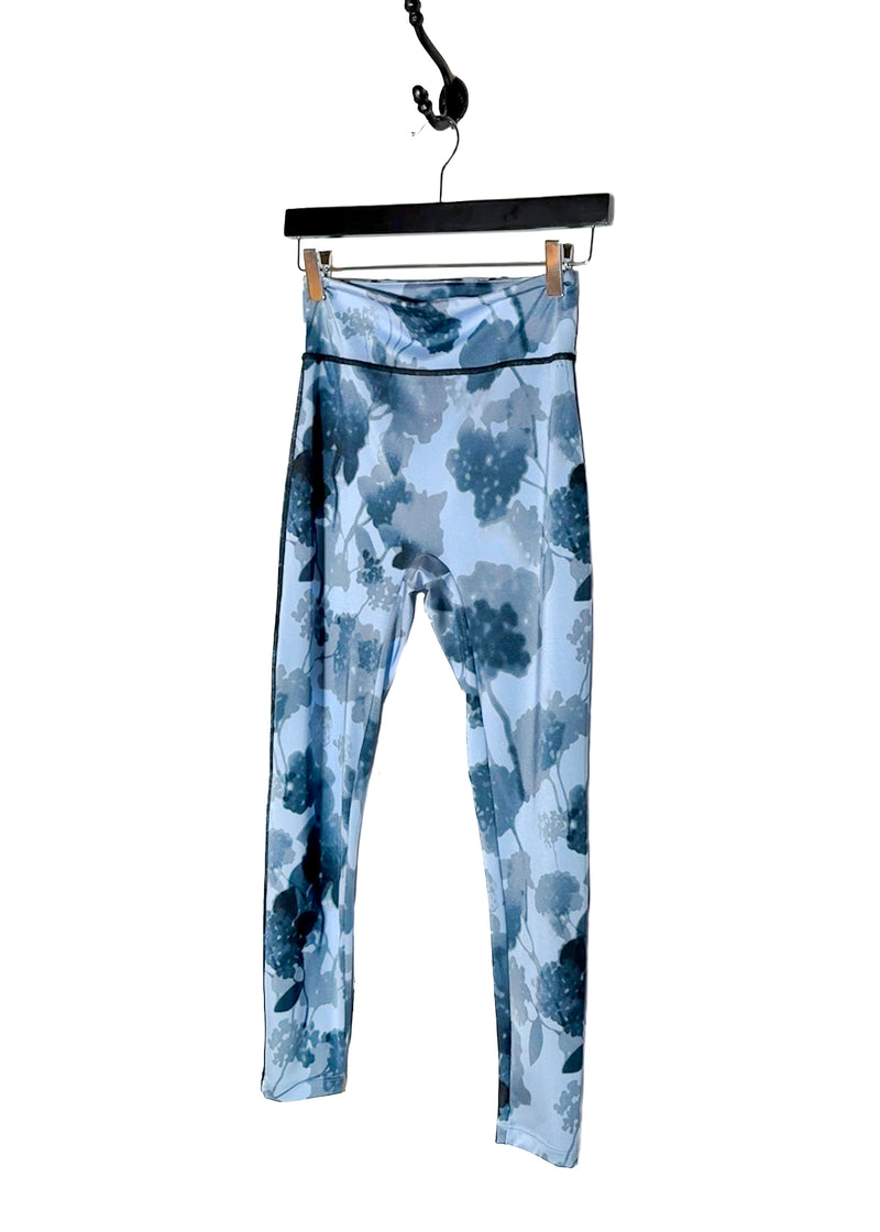 Pantalon legging de performance Fendi Bleu Shady Flowers