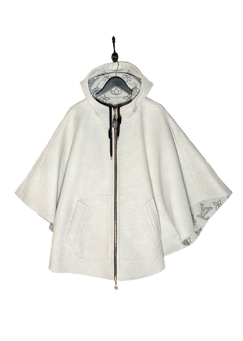 Louis Vuitton Flight Mode Reversible Mahina Monogram Hooded Cape