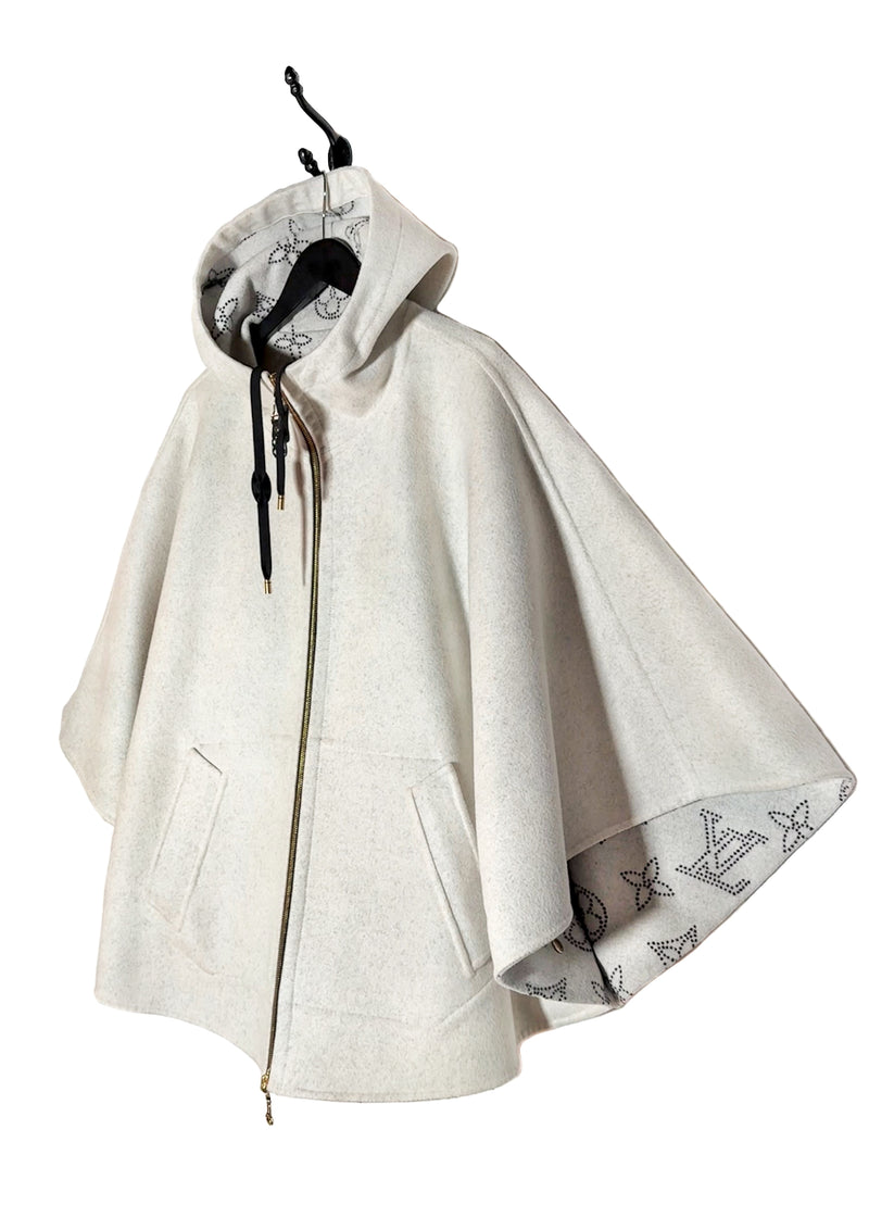 Louis Vuitton Flight Mode Reversible Mahina Monogram Hooded Cape