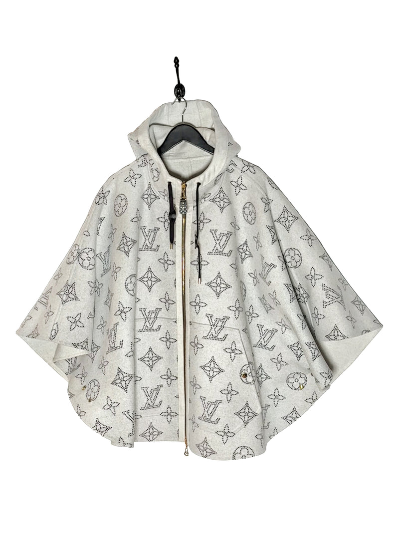 Louis Vuitton Flight Mode Reversible Mahina Monogram Hooded Cape