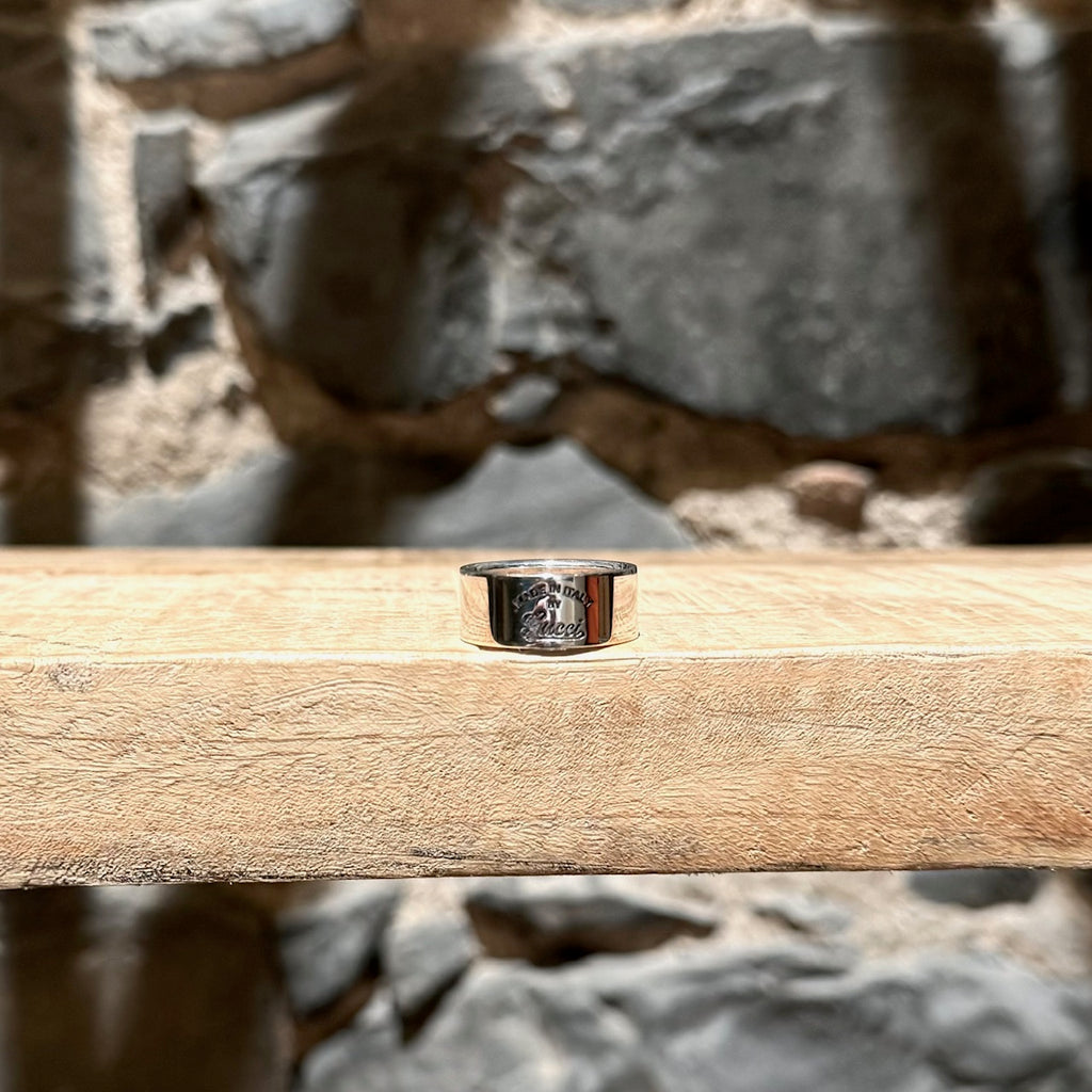 Gucci "Made In Italy" Silver 925 Craft Ring