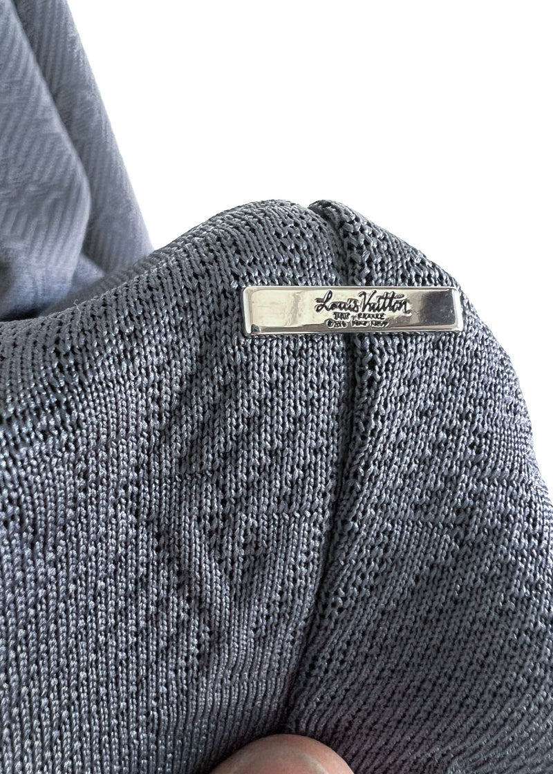 Louis Vuitton 2020 Grey Monogram Jacquard Zip-up Track Jacket