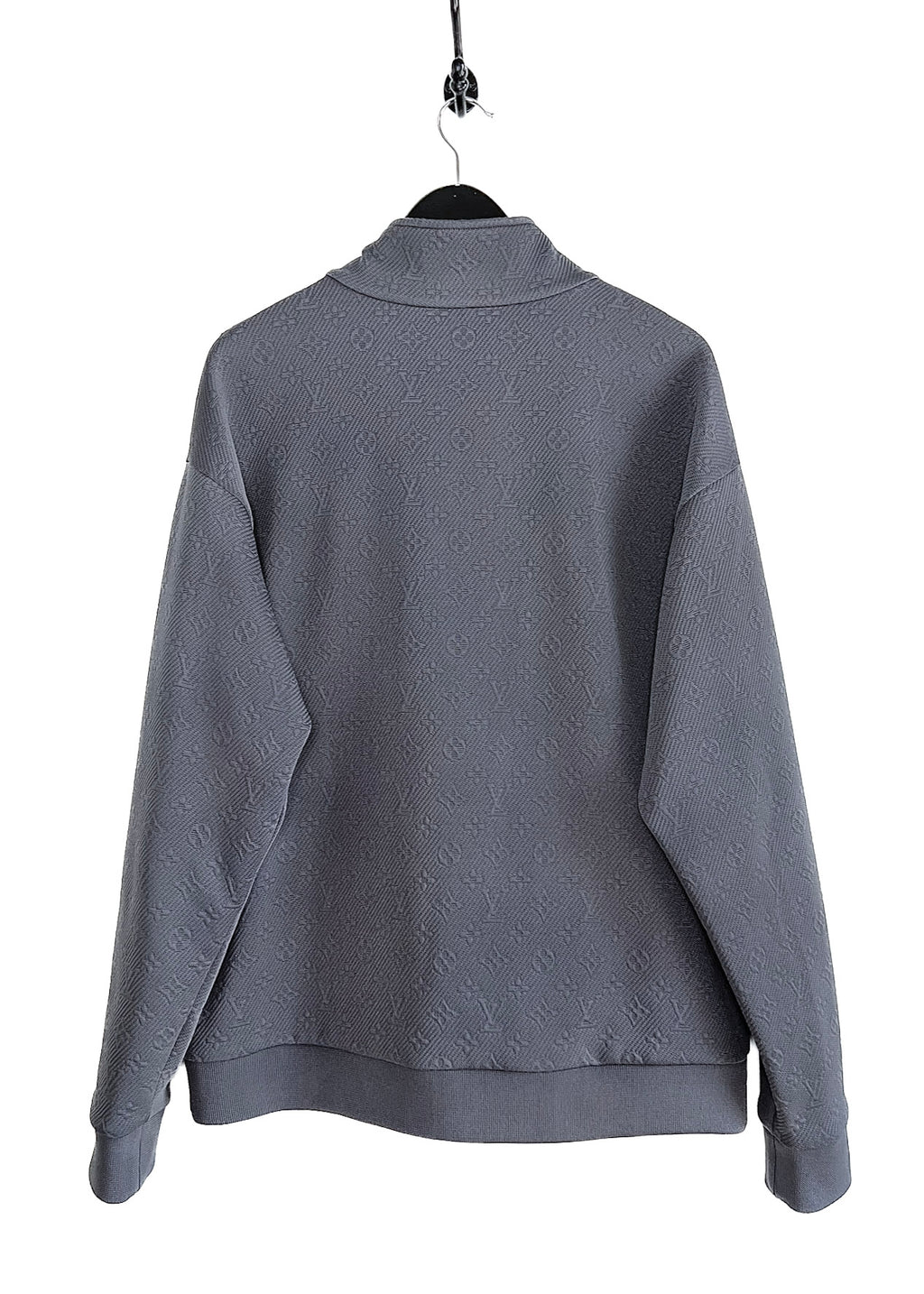 Louis Vuitton 2020 Grey Monogram Jacquard Zip-up Track Jacket