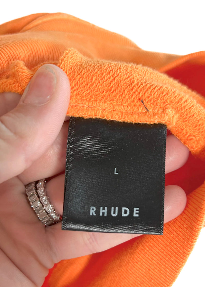 Rhude McLaren Trackside Embroidered Quarter Zip Sweatshirt