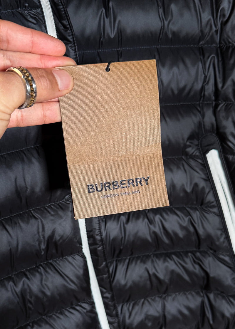 Burberry Barnet Black Down Hooded Jacket