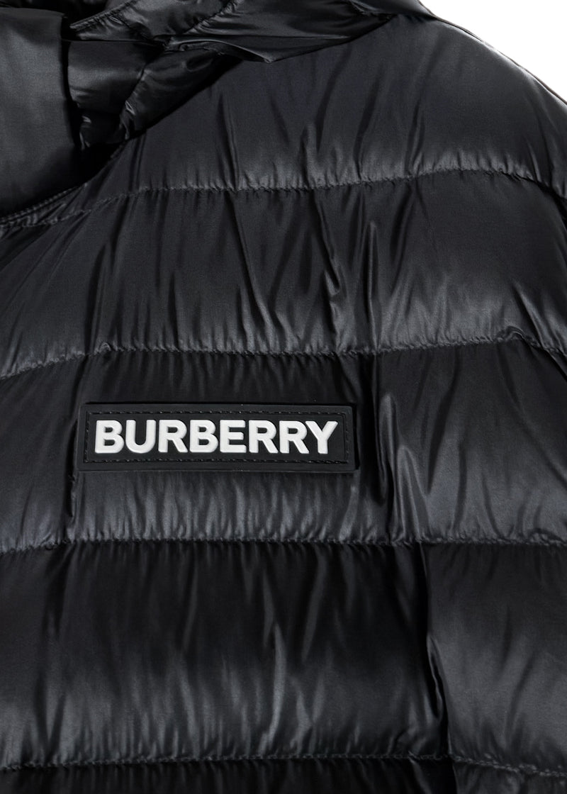 Burberry Barnet Black Down Hooded Jacket