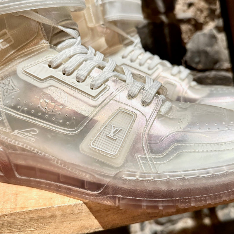 Louis Vuitton Rare Transparent Clear 408 Sky Top High-top Trainers