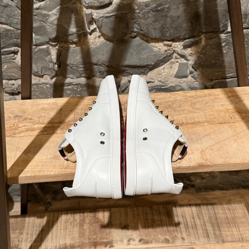 Christian Louboutin White F.A.V. Fique A Vontade Low-top Sneakers