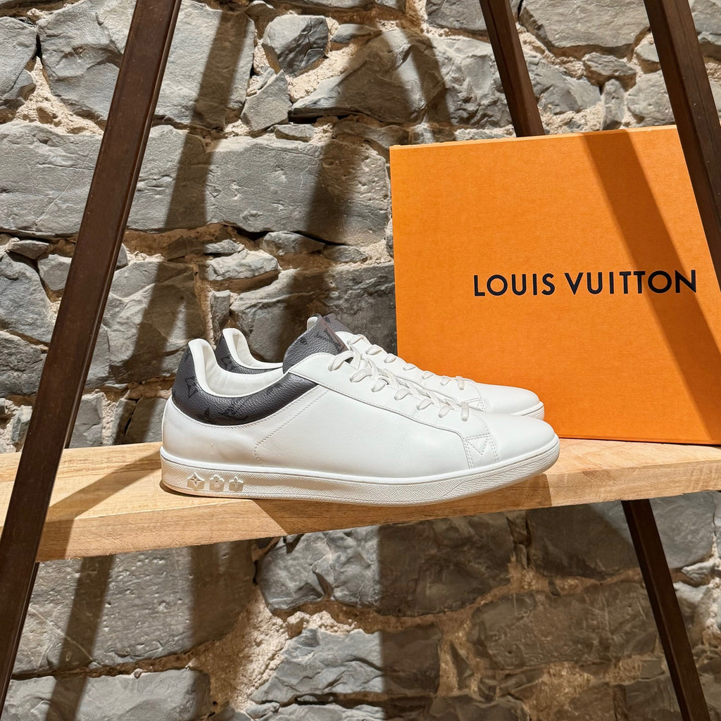 Louis Vuitton Monogram Luxembourg White Sneakers