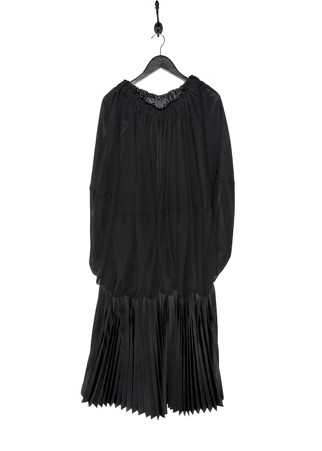 Robe Comme Des Garçons FW2020 noir﻿ plissée style tente