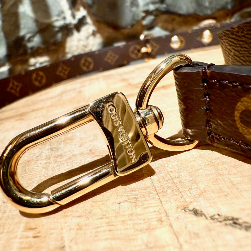 Louis Vuitton Brown Monogram 20mm Bag Strap