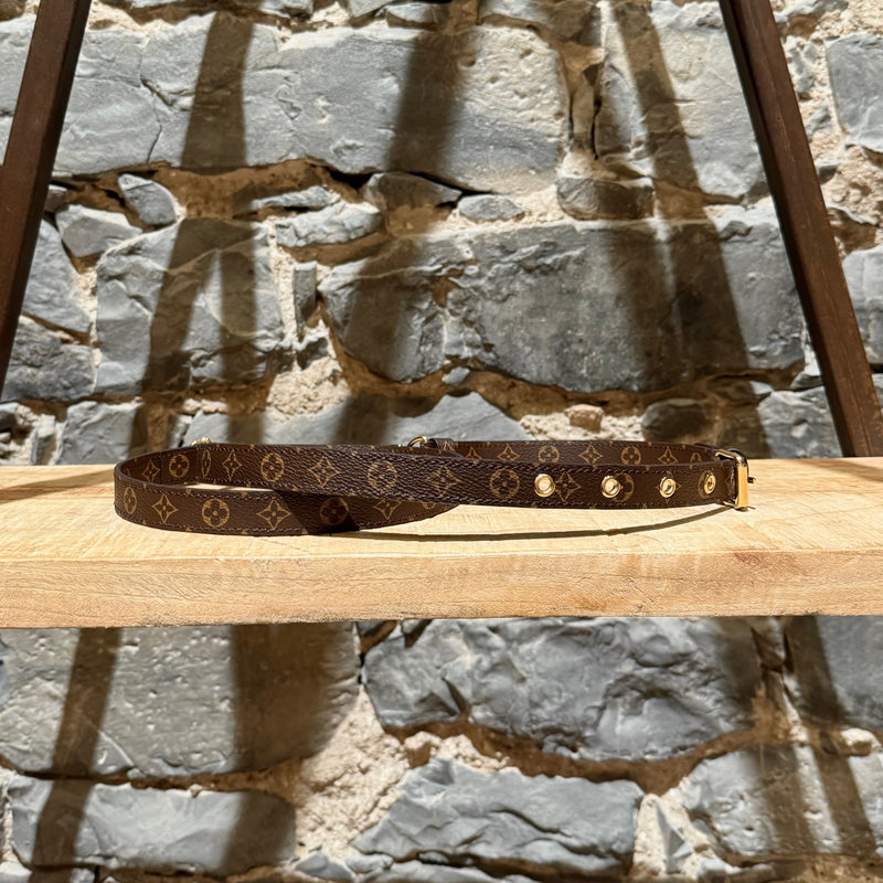 Louis Vuitton Brown Monogram 20mm Bag Strap