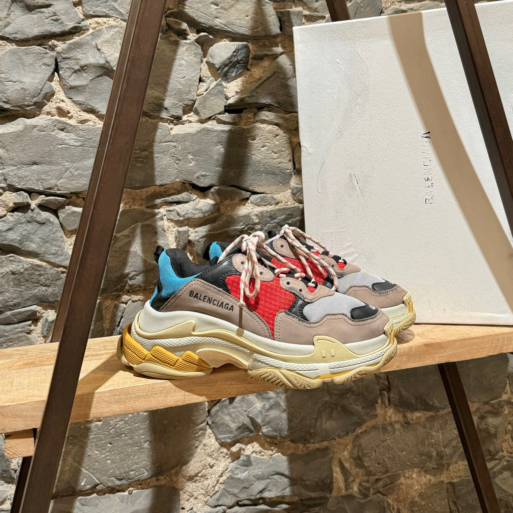 Baskets chunky Balenciaga Triple S 2018 colorblock