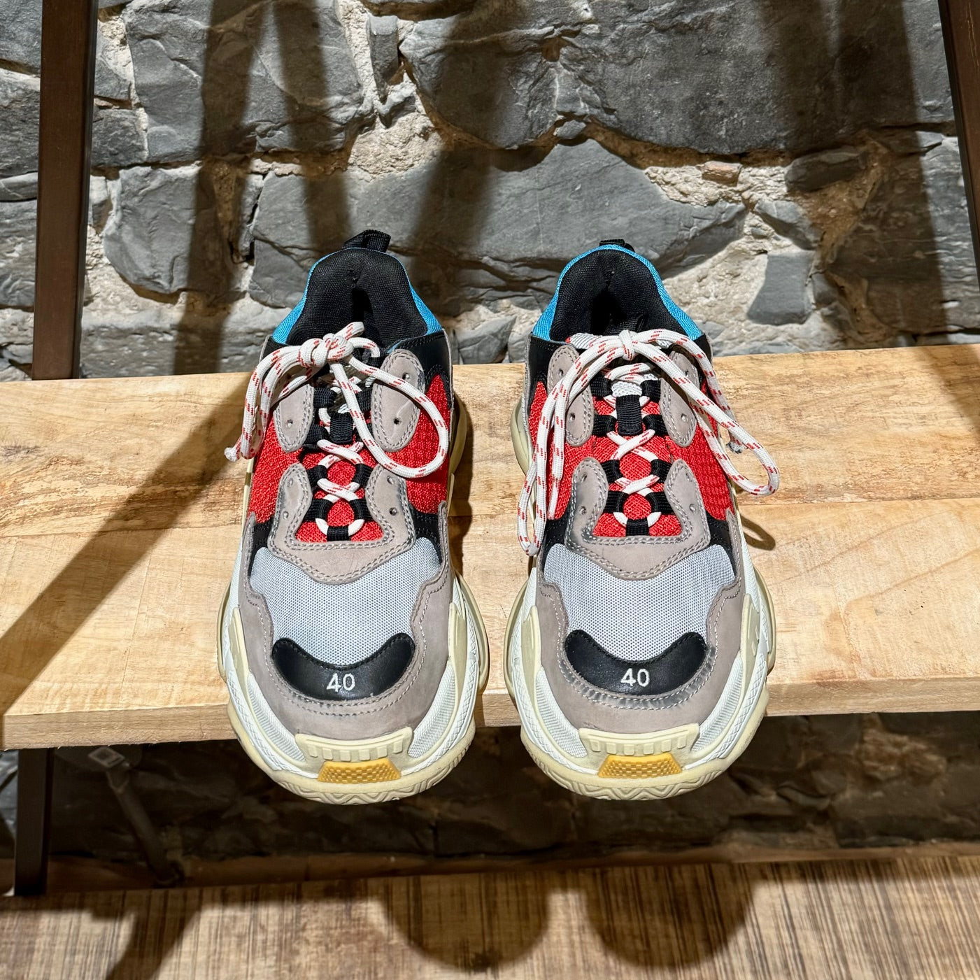 Balenciaga 2018 Colourblock Triple S Chunky Sneakers