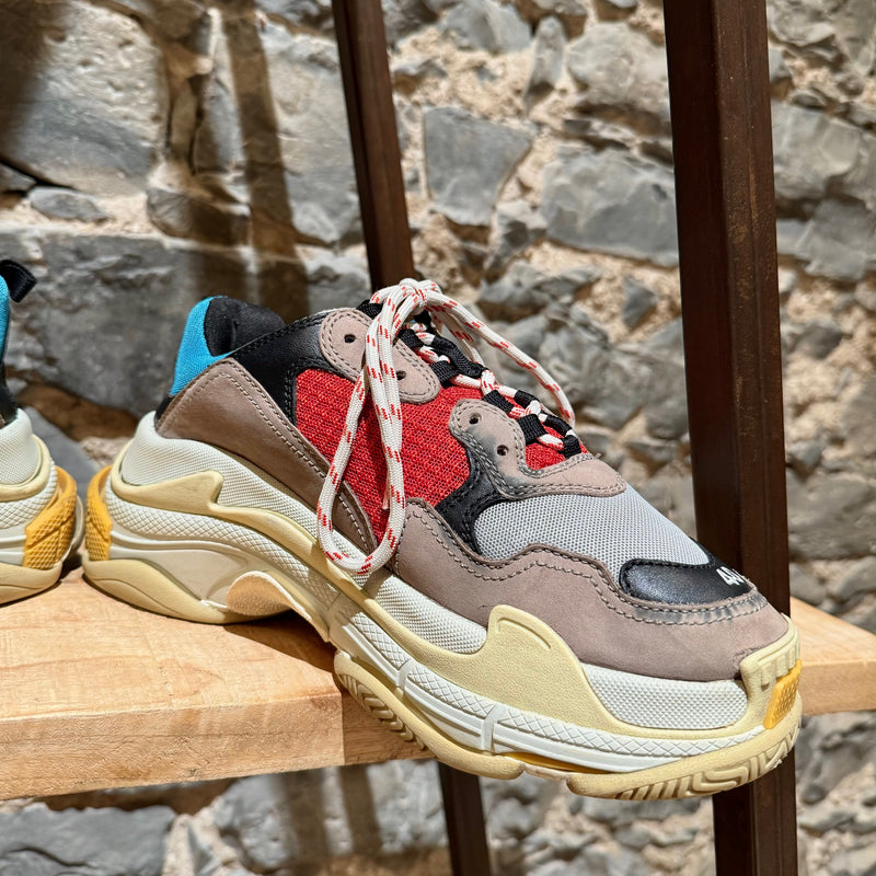 Baskets chunky Balenciaga Triple S 2018 colorblock