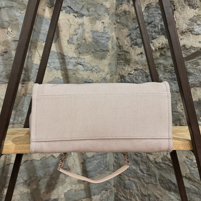 Chanel 2020 Blush Pink Medium Deauville Tote Bag