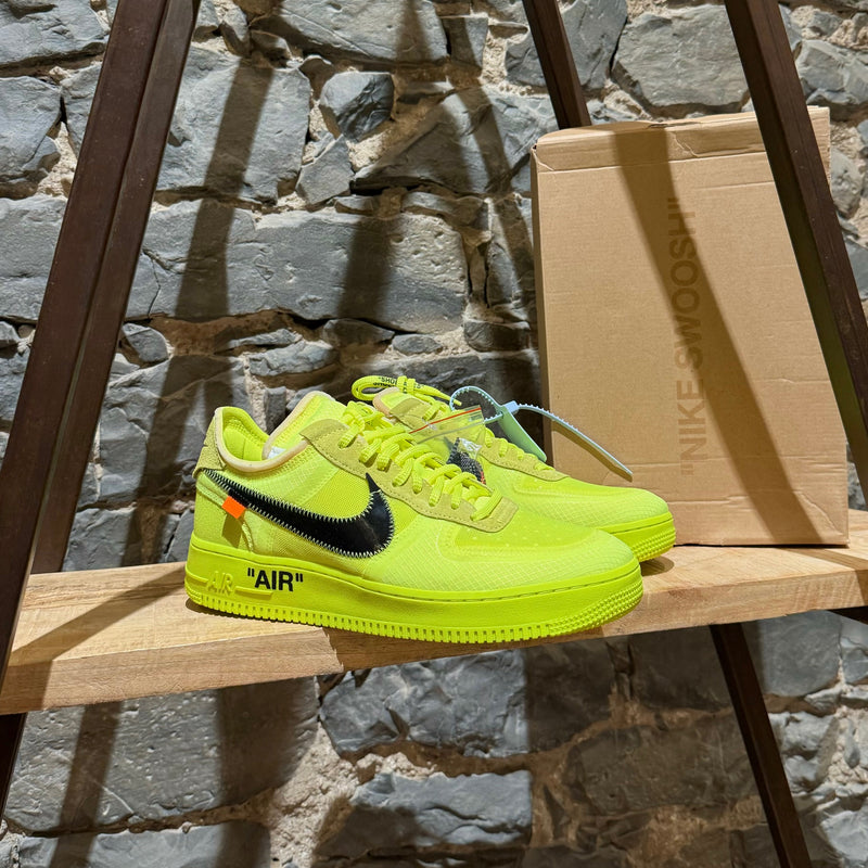 Nike X Off-White The Ten Air Force 1 Volt Low-top Sneakers