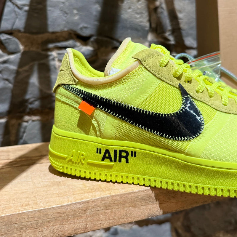 Nike X Off-White The Ten Air Force 1 Volt Low-top Sneakers