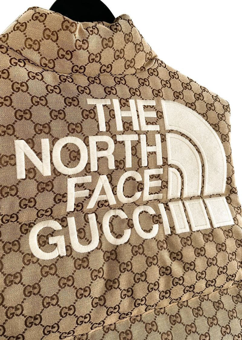 Veste en toile Gucci X The North Face GG Guccissima