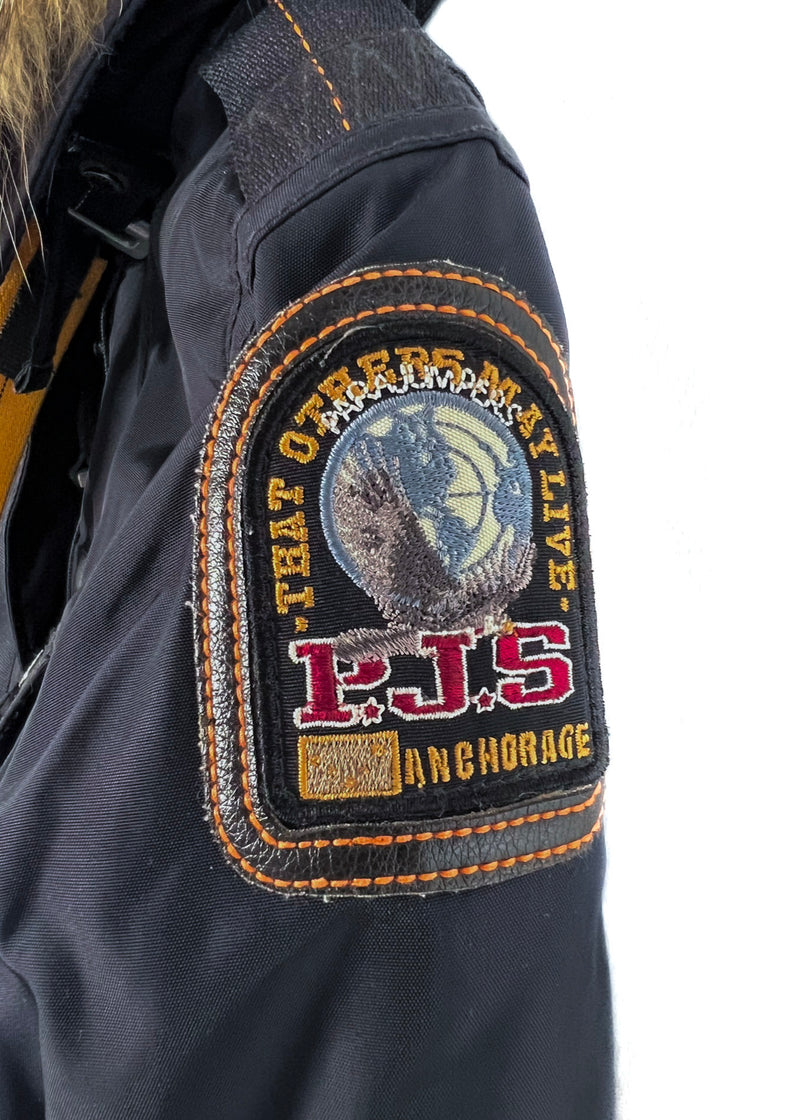 Parajumpers Navy Nylon Masterpiece Denali Parka Jacket