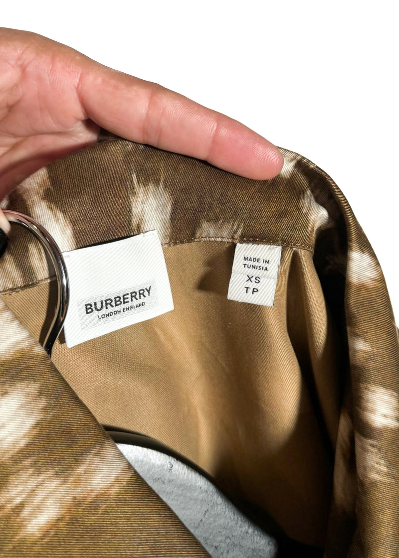 Burberry "Who Killed Bambi?" Runway Deer Printed Shirt