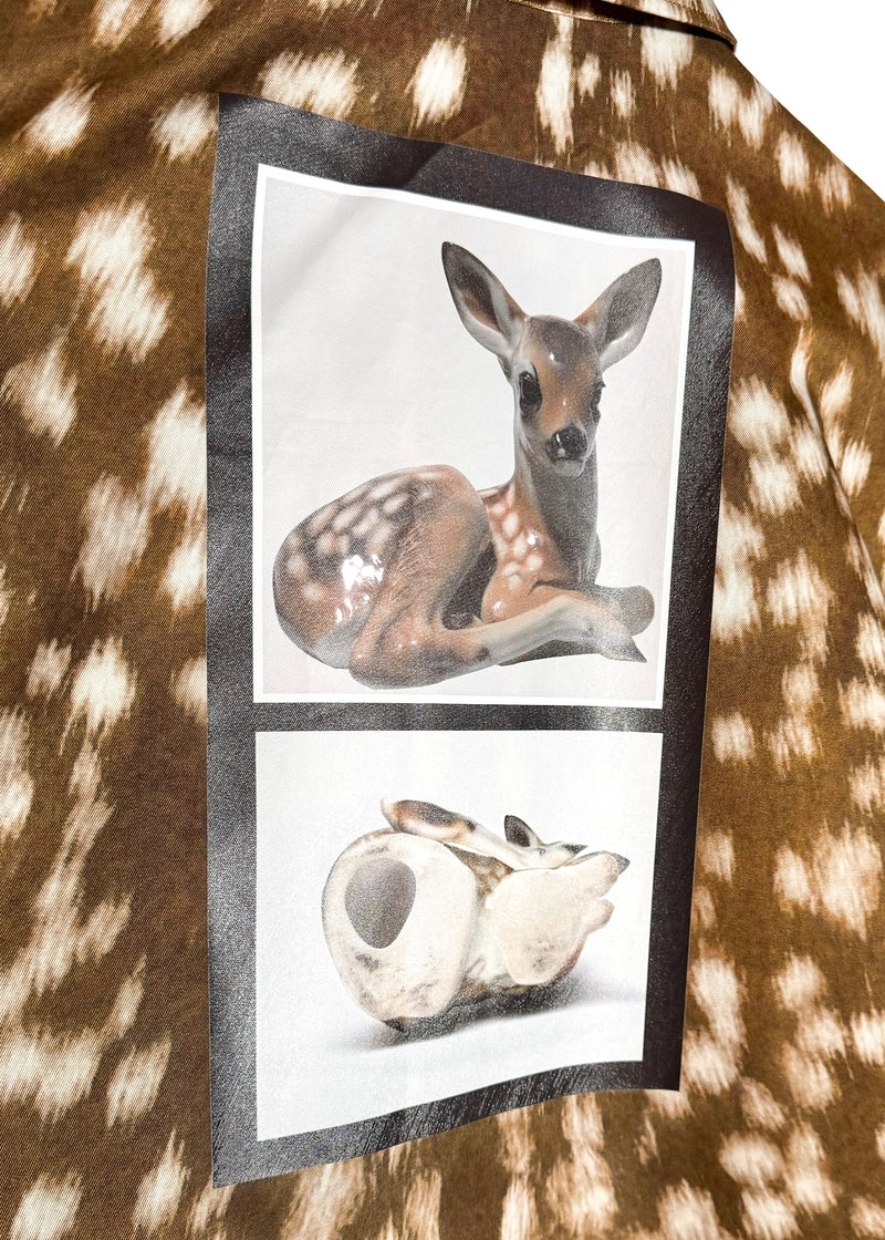 Burberry "Who Killed Bambi?" Runway Deer Printed Shirt