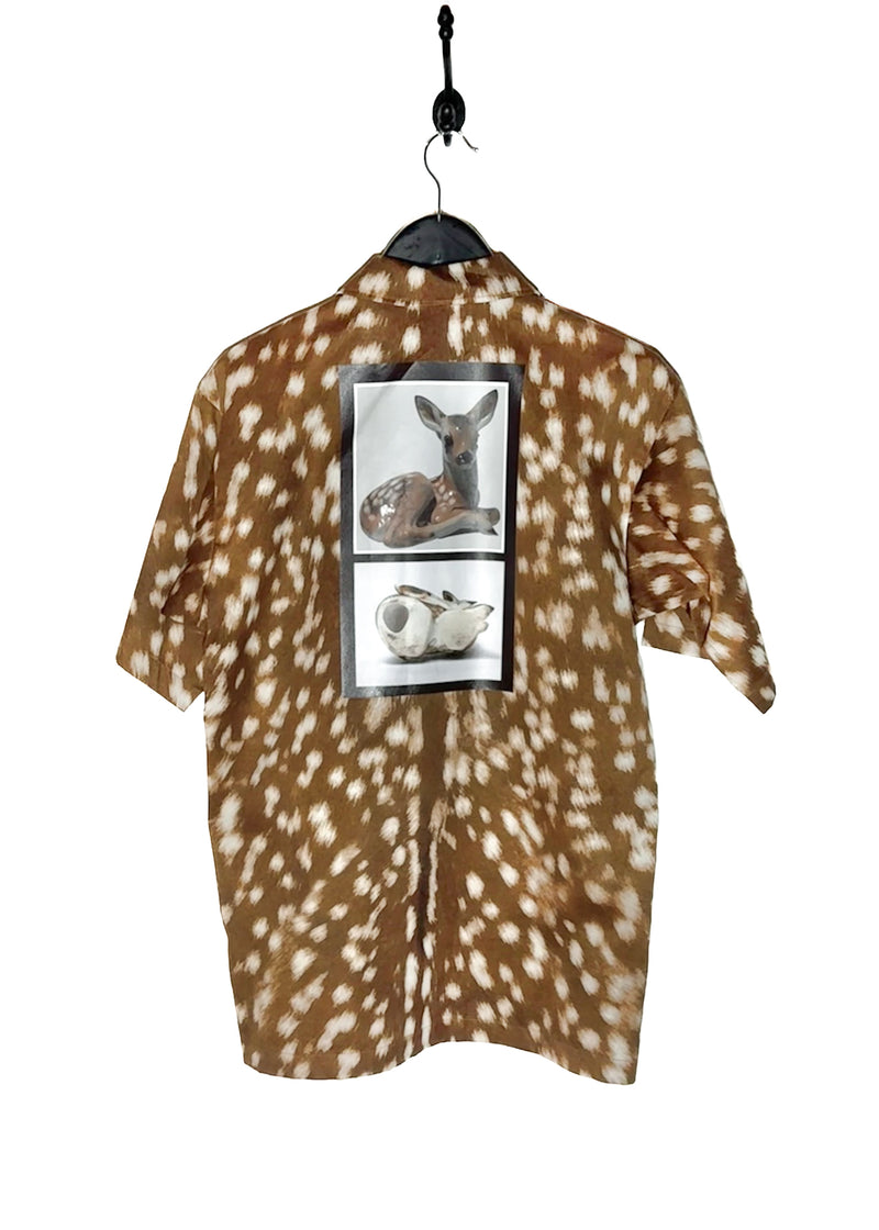 Burberry "Who Killed Bambi?" Runway Deer Printed Shirt