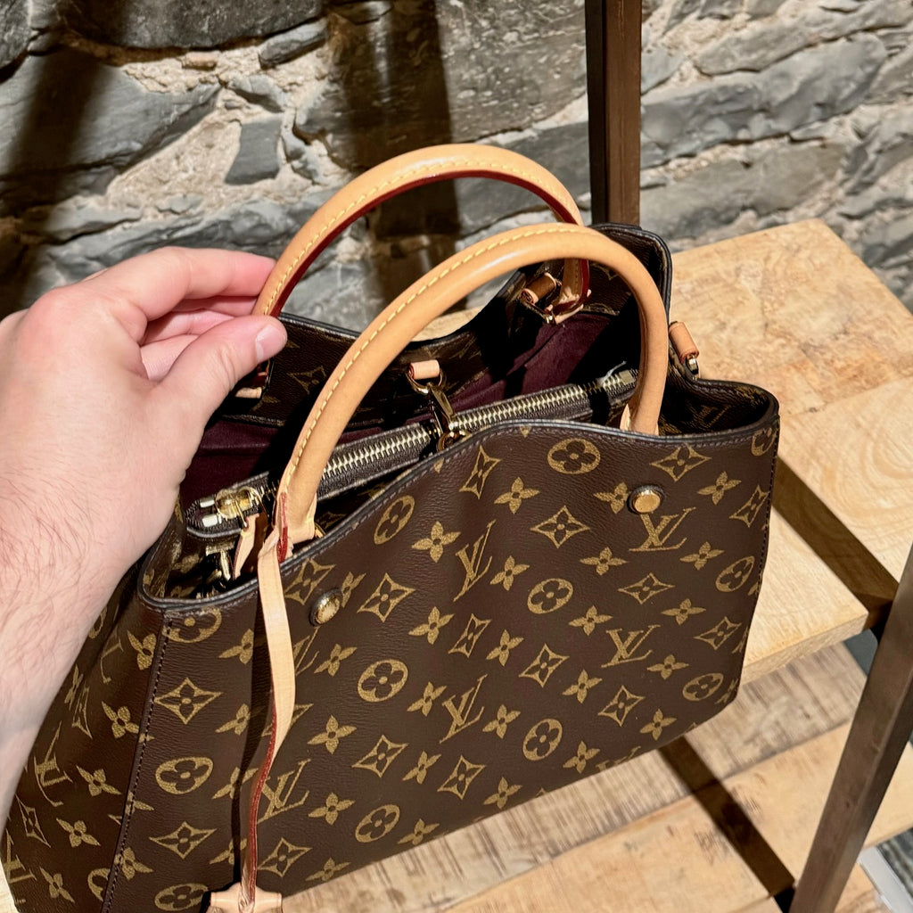 Sac Louis Vuitton Monogram Montaigne MM marron