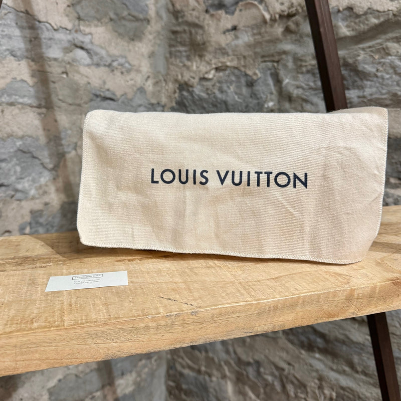 Louis Vuitton Virgil Abloh SS19 Yellow Taurillon Monogram Volga Pouch