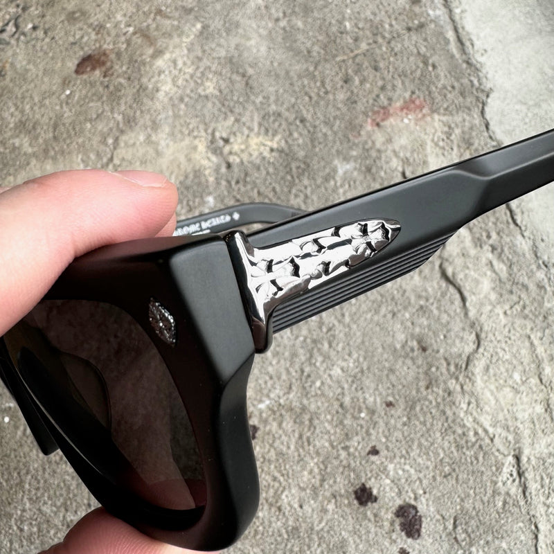 Chrome Hearts Black Matte Charismadick Sunglasses