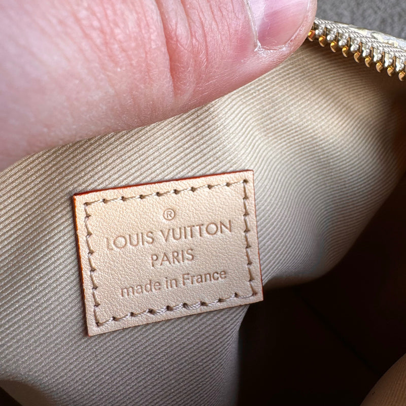 Louis Vuitton Metallic Gold Monogram Nano Speedy Mini Bag