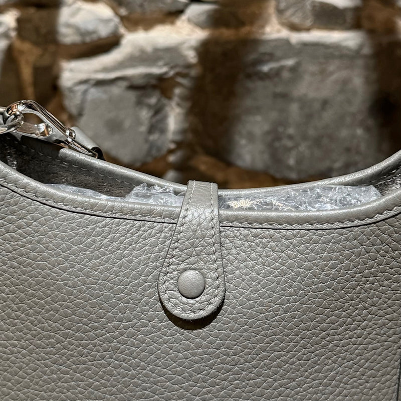 Hermès Gris Meyer Evelyne TPM 16 Crossbody Bag