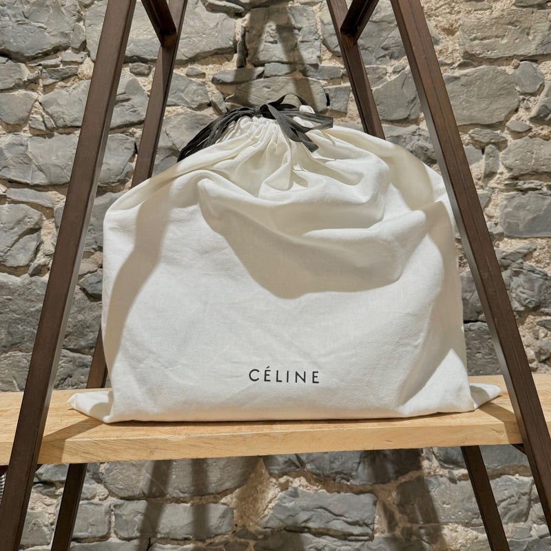 Céline Midnight Blue Croc Embossed Nubuck Small Tie Knot Tote Bag