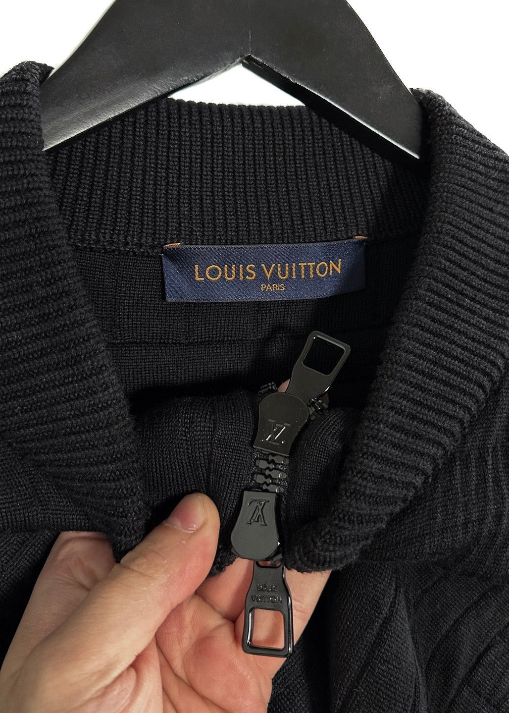 NEW Louis Vuitton logo damier black Long Pants, Zip Hoodie • Kybershop