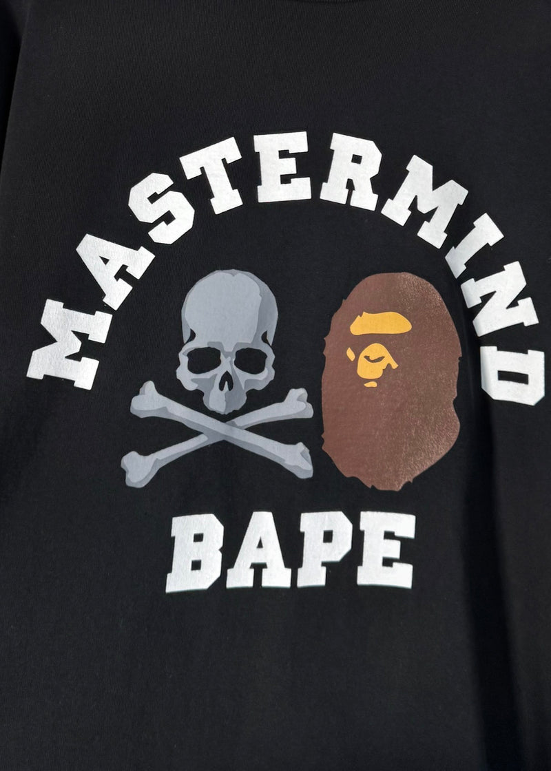 T-shirt à manches longues imprimé Bape Mastermind Ape Skull