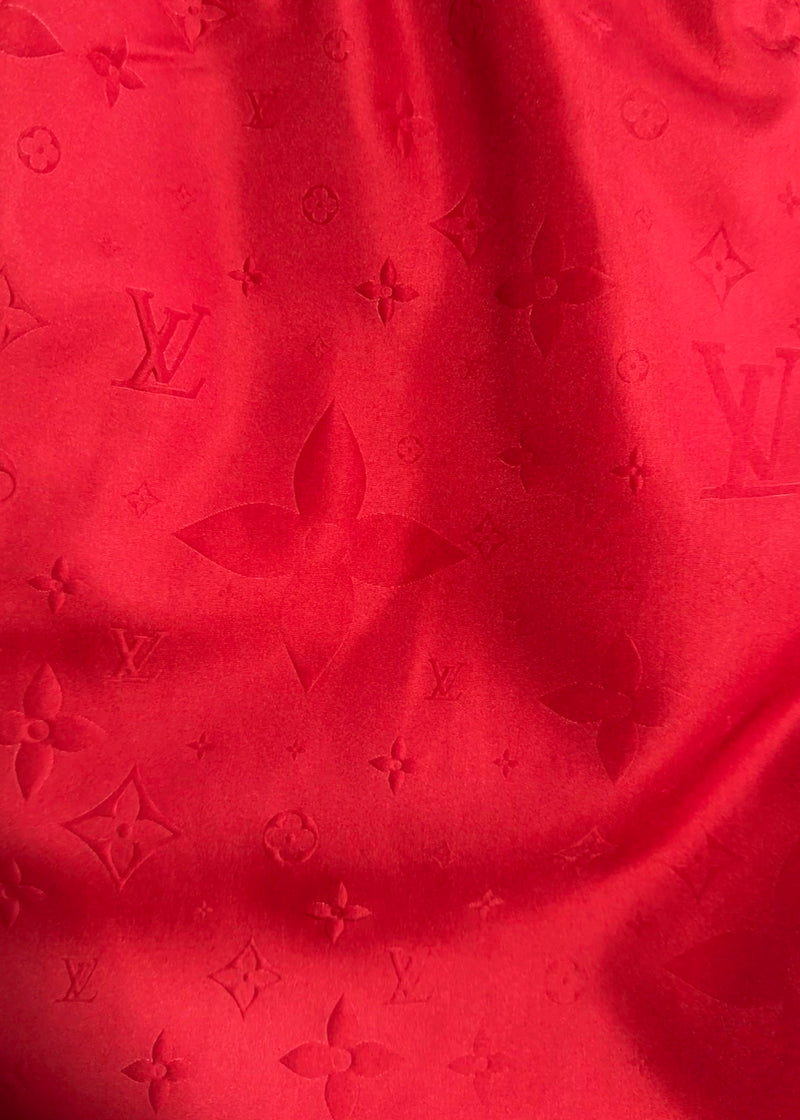 Louis Vuitton Red LVSE Monogram Swim Trunk
