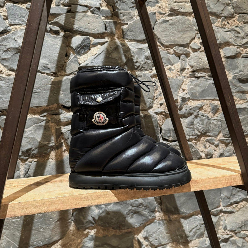 Bottes matelassées noires Gaia de Moncler