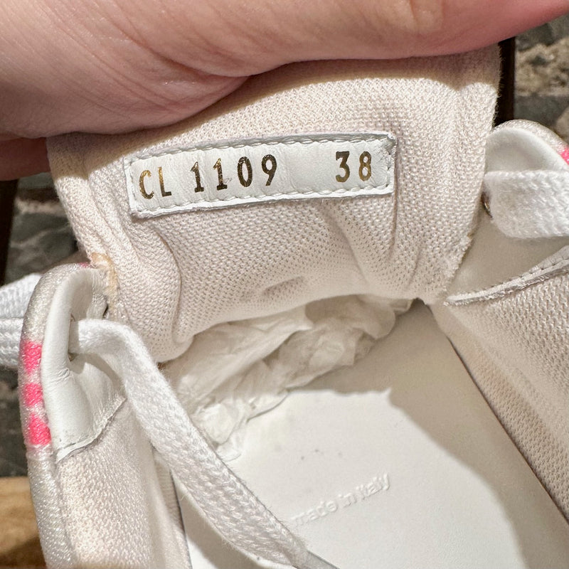 Louis Vuitton 2019 Technical Fabric Stellar Monogram White Pink Low-top Sneakers