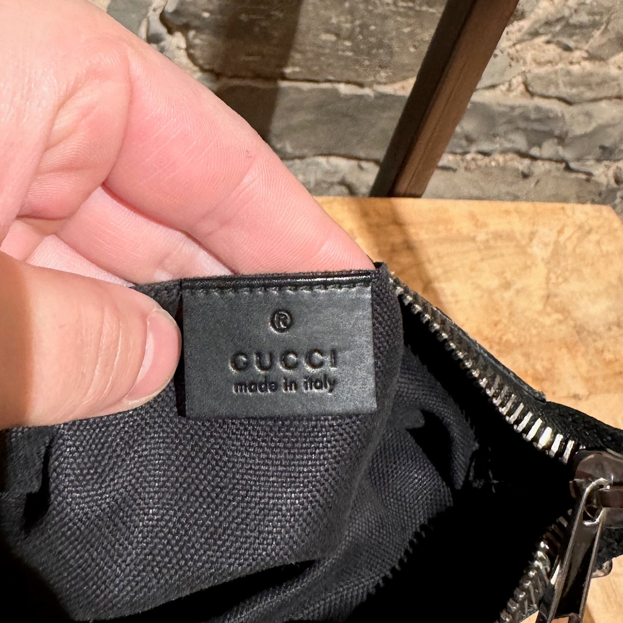 Gucci Black GG Supreme Small Messenger Bag Boutique LUC.S