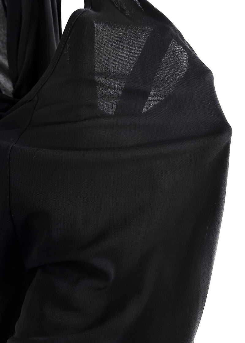 Alexander McQueen Black Scarf Dress