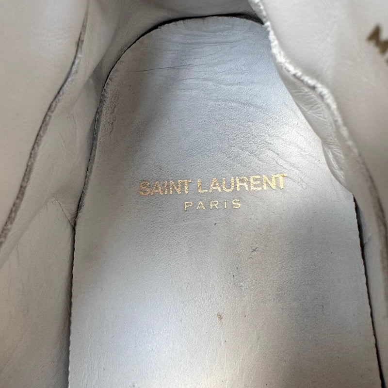 Saint Laurent Paris Tan Suede High-Top Sneakers