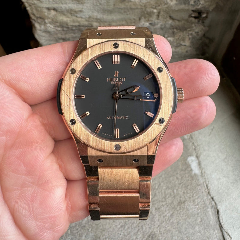Hublot Classic Fusion King Gold 750 Bracelet Watch