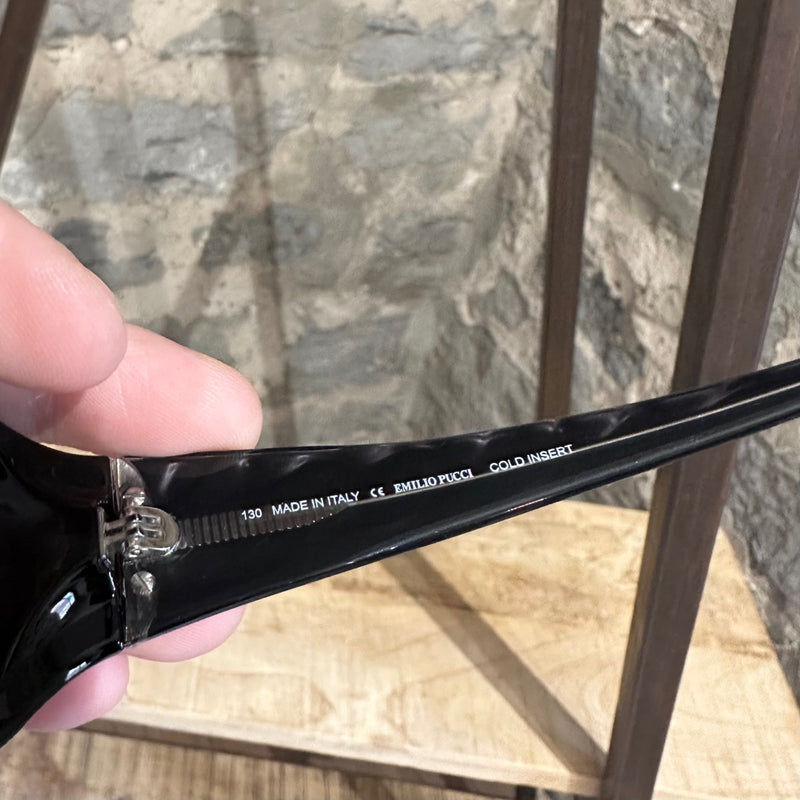 Emilio Pucci EP600S Black Cold Insert Sunglasses