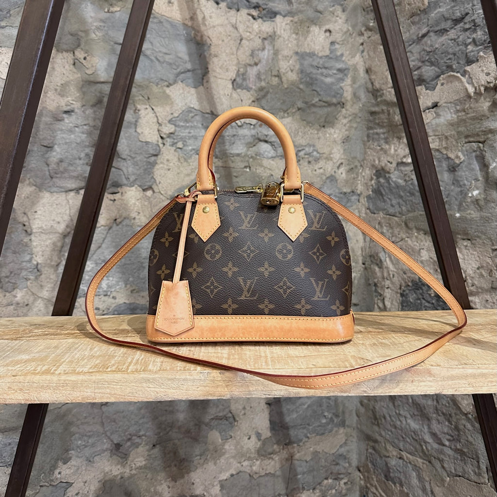 Louis Vuitton Monogram Alma BB w/ Strap - Brown Handle Bags, Handbags -  LOU811103